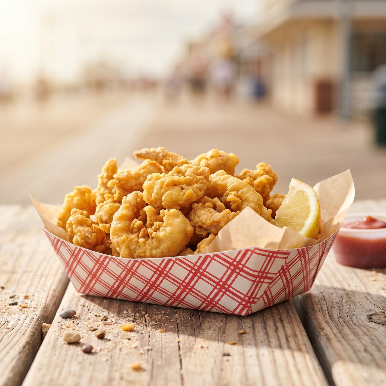 Fried clams at Pete's Clam Stop